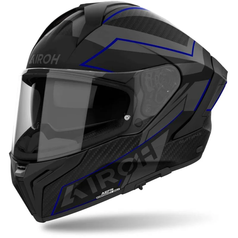 Non Perdere Casco Moto Integrale Airoh MATRYX SENTINEL Blu Opaco