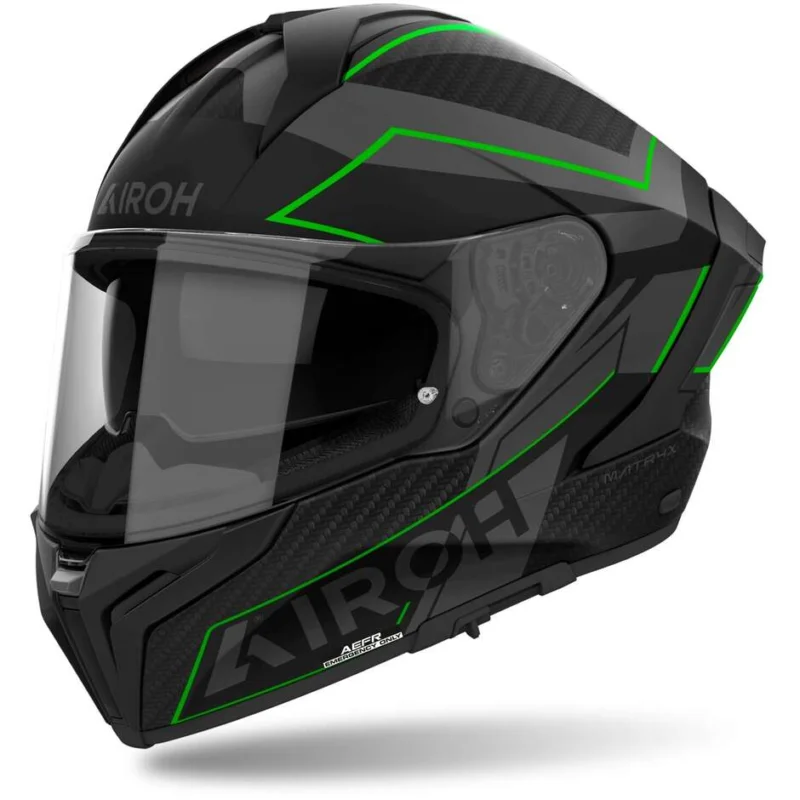 Casco Moto Integrale Airoh MATRYX SENTINEL VerdeOpaco Soddisfatti O Rimborsati