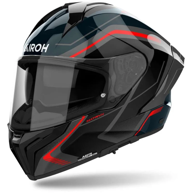 Offerta Speciale Casco Moto Integrale Airoh MATRYX WIDE Rosso Lucido