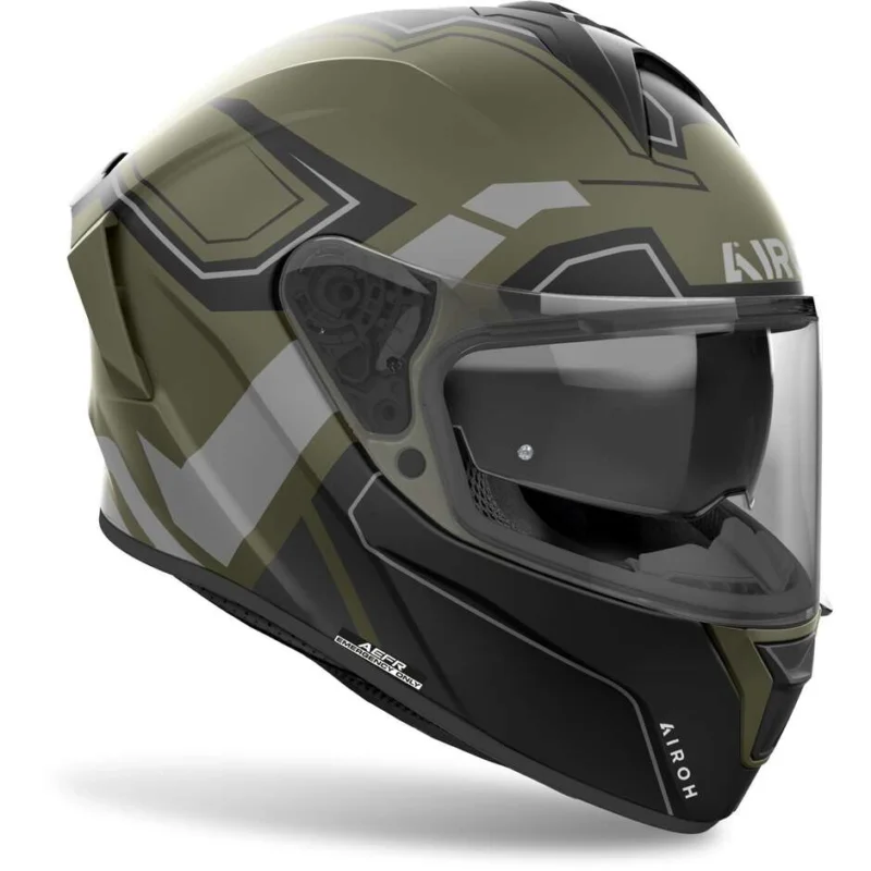 Casco Moto Integrale Airoh SPARK 2 DART Verde Militare Opaco Saldi