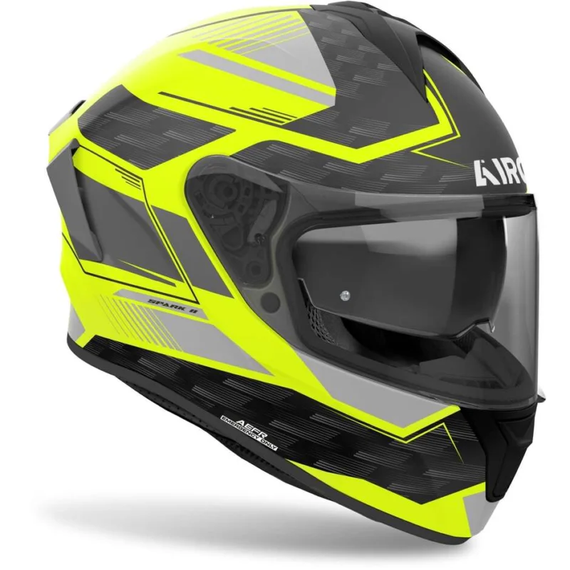 Casco Moto Integrale Airoh SPARK 2 ZENITH Giallo Opaco Professionale