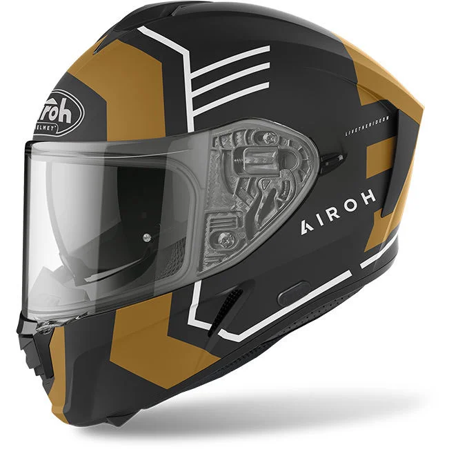 Casco Moto Integrale Airoh SPARK Thrill Oro Opaco Bestseller