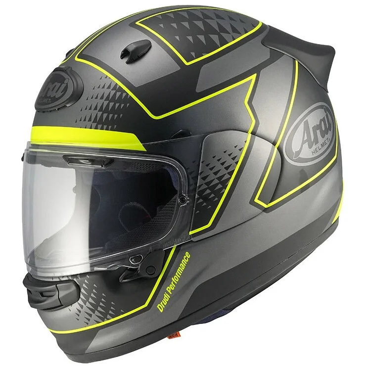 Nuova Collezione Casco Moto Integrale Arai Quantic Giu Giallo