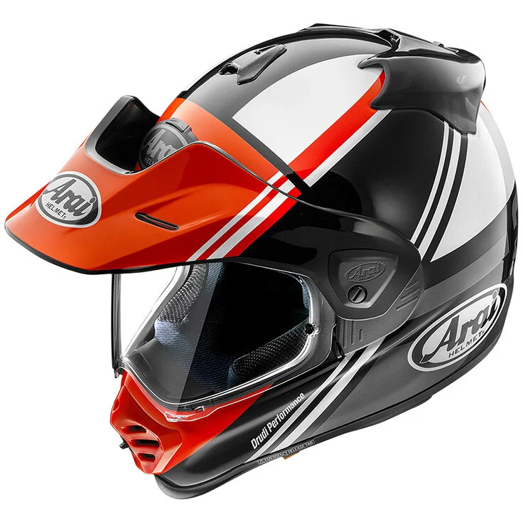 Consegna Rapida Casco Moto Integrale Arai TOUR-X 5 Adventure Cosmic Rosso
