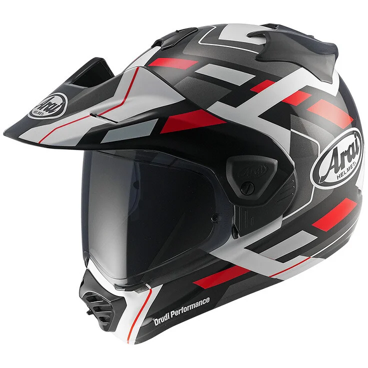 Spedizione Gratuita Casco Moto Integrale Arai TOUR-X 5 Adventure Match Rosso
