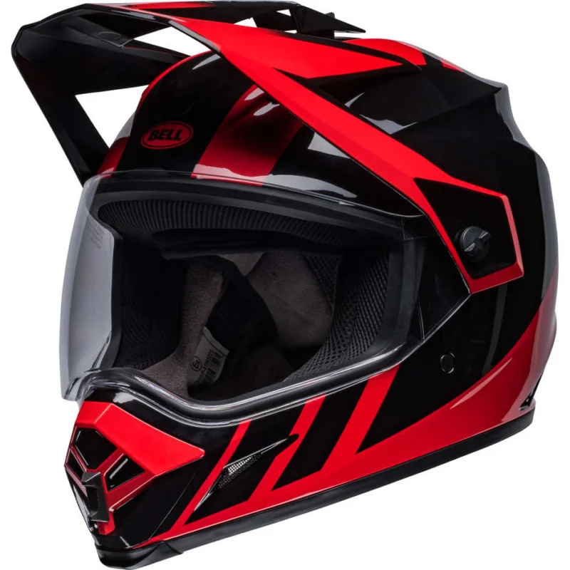 Casco Moto Integrale Bell MX-9 ADVENTURE MIPS DASH Nero Rosso Affare
