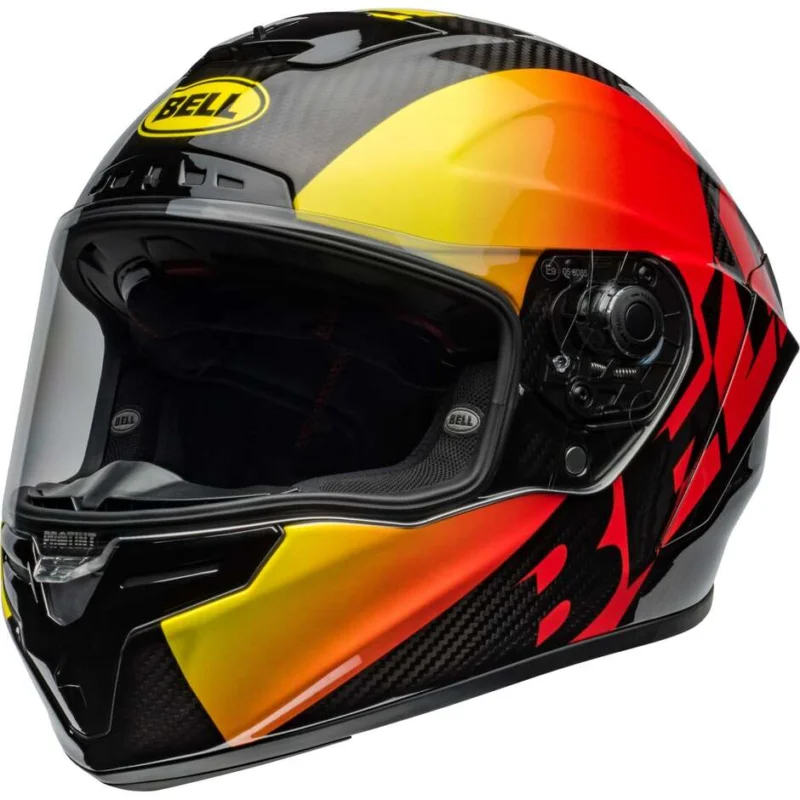 Occasione Imperdibile Casco Moto Integrale BELL RACE STAR FLEX DLX OFFSET Nero Rosso