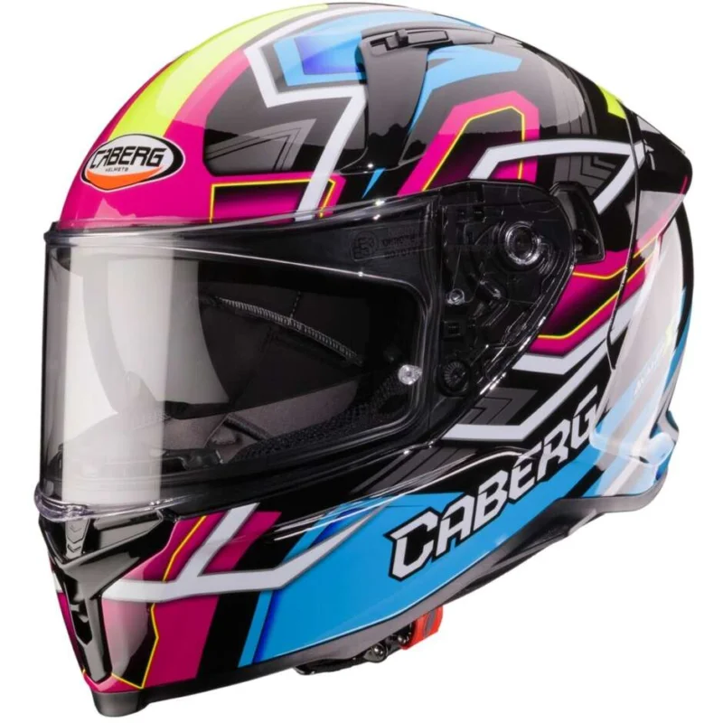 Casco Moto Integrale Caberg AVALON X BRAMA Nero Azzurro Giallo Fluo Fucsia Promo Stagionale
