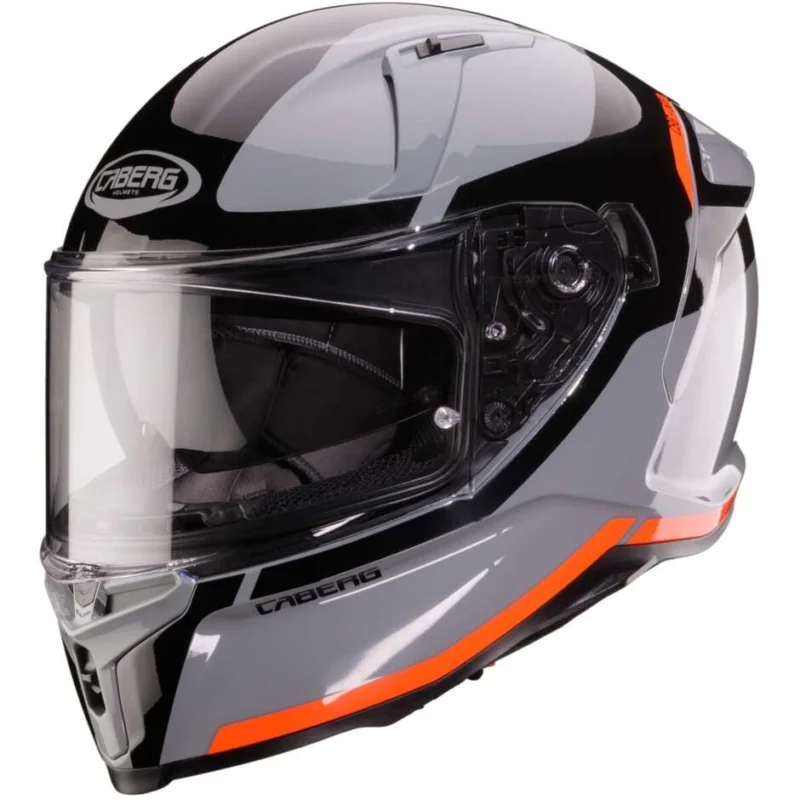 Popolare Casco Moto Integrale Caberg AVALON X PURE Grigio Nero Rosso Fluo