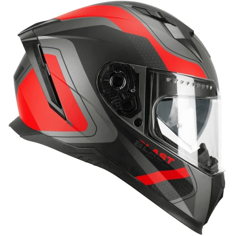 Casco Moto Integrale CGM311R BLAST RACE Antracite Rosso opaco Super Prezzo