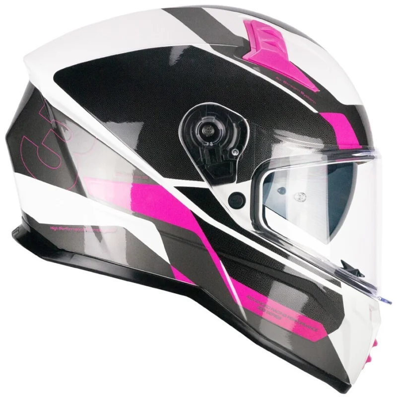 Ultimissimo Modello Casco Moto Integrale CGM333G ONYX SPORT Grigio Rosa fluo