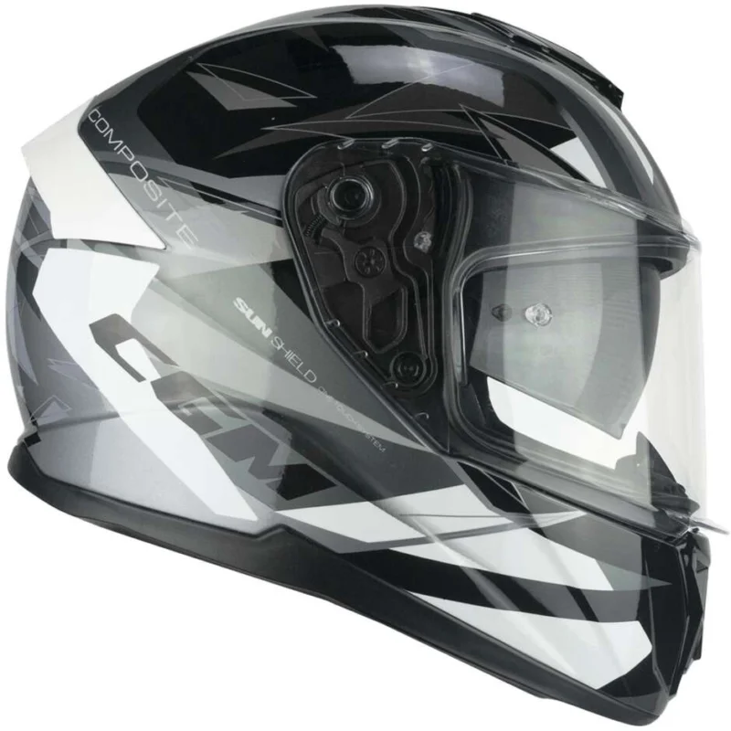 Soddisfatti O Rimborsati Casco Moto Integrale CGM 360X KAD SPORT Nero Bianco
