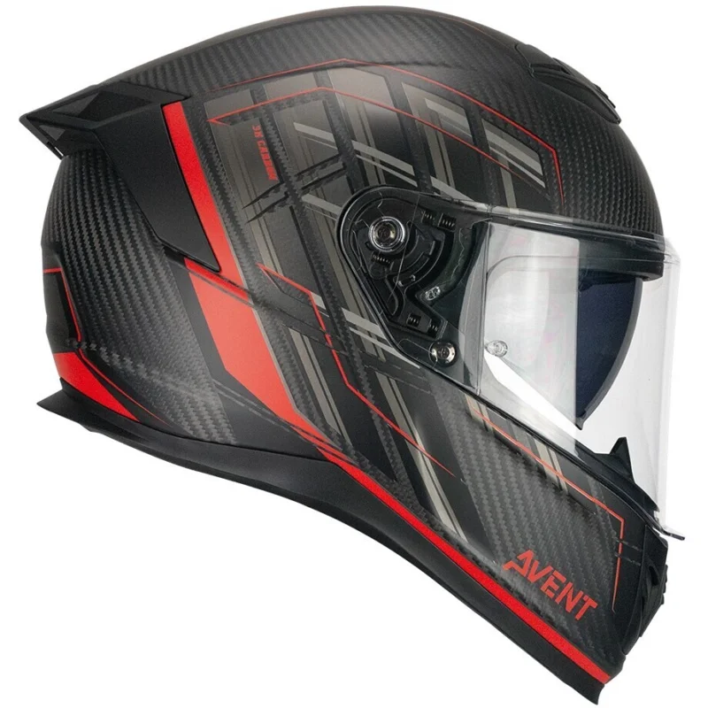 Esclusivo Casco Moto Integrale CGM361G AVENT PRO SPORT Carbon Rosso opaco