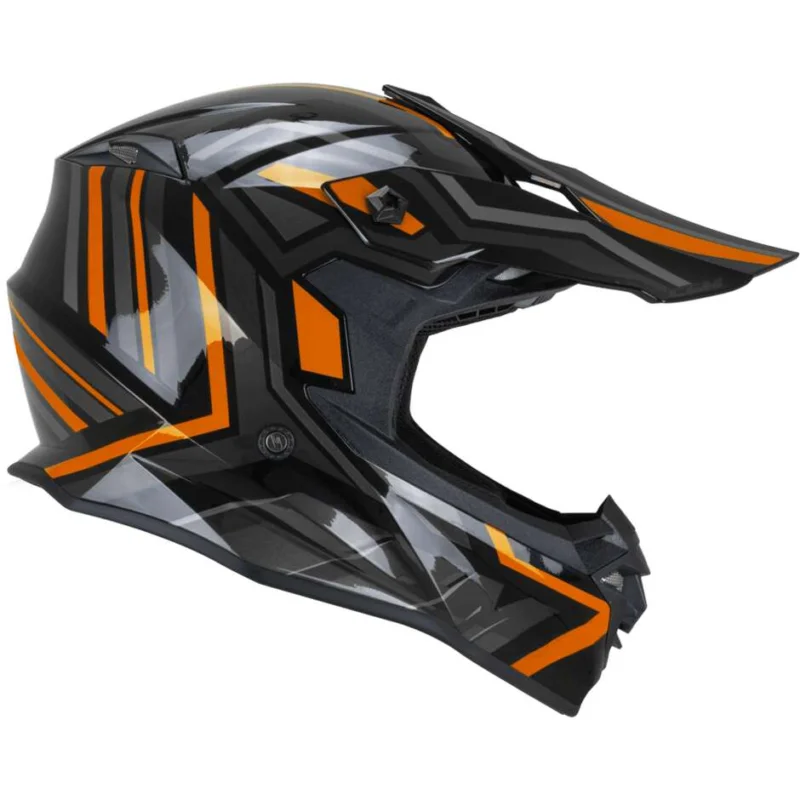 Non Perdere Casco Moto Integrale CGM 367G MUD-X FURY Nero Grigio Arancione