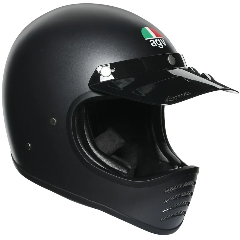 Reso Gratuito Casco Moto Integrale Custom AGV Legend X101 Mono Nero Opaco