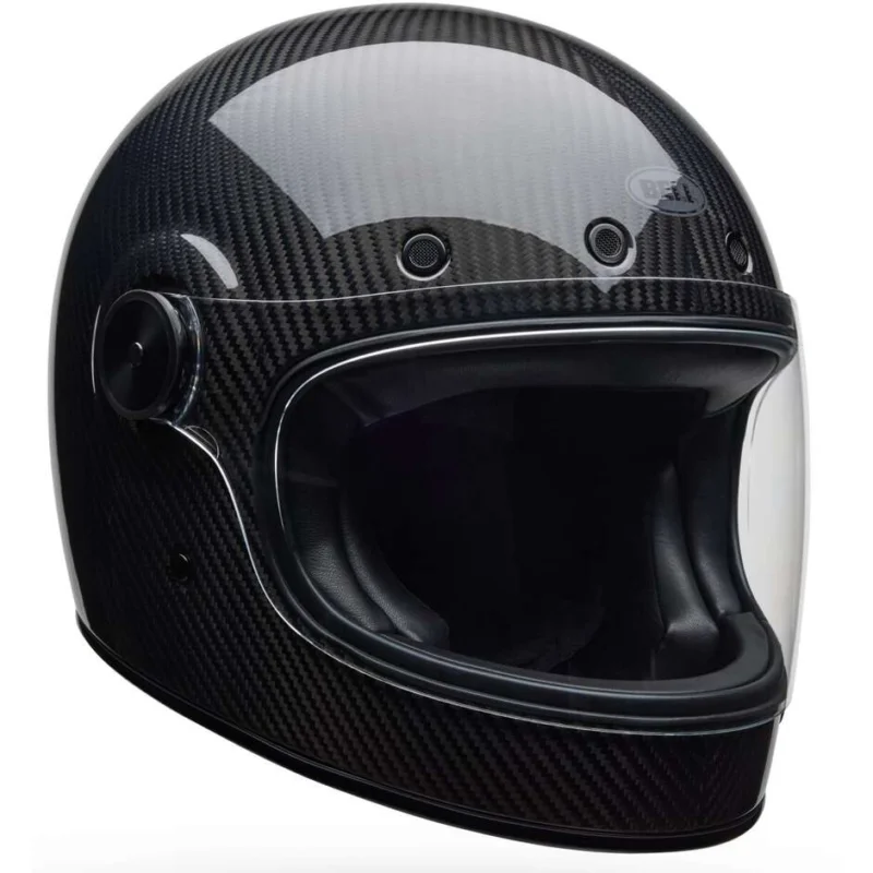 Occasione Imperdibile Casco Moto Integrale Custom Bell BULLITT GT CARBON Nero Lucido