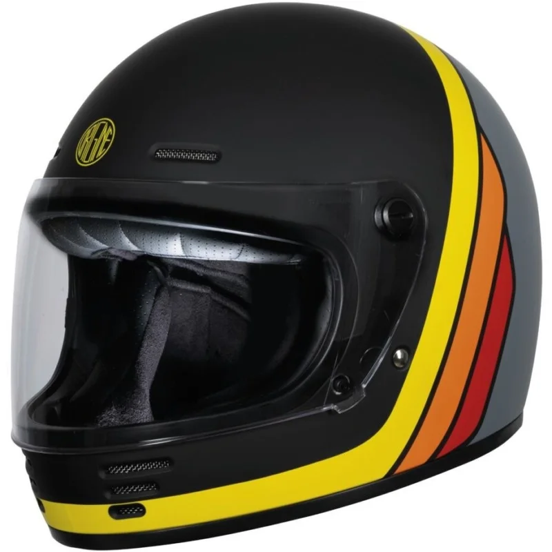 Offerta Lampo Casco Moto Integrale Custom ORIGINE OMEGA SUMMIT Giallo Nero - Opaco 22.06