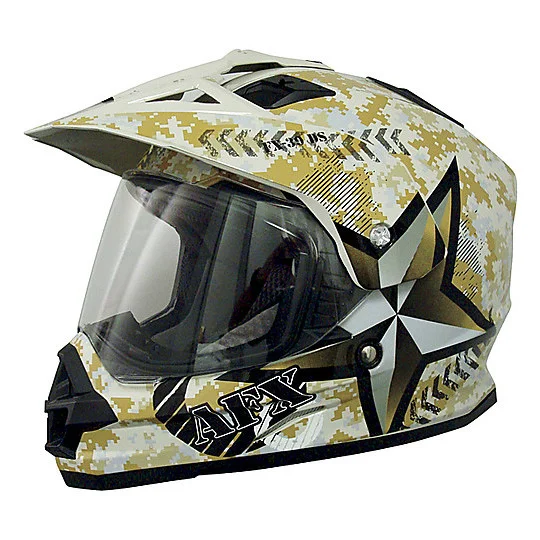 Casco Moto Integrale Dual Sport Afx FX-39DS Colorazione Marpat Camo Prezzo Scontato