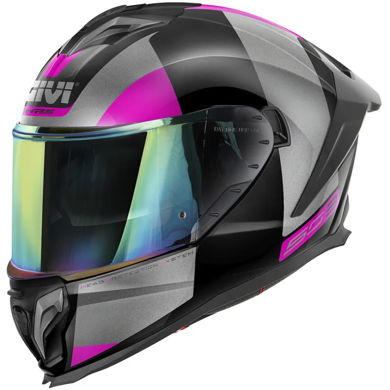 Miglior Prezzo Casco Moto Integrale Givi 50.3 VISION Nero Titanio Fucsia