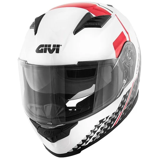 Bestseller Casco Moto Integrale Givi 50.5 TRIDION Magnus Bianco Nero Rosso