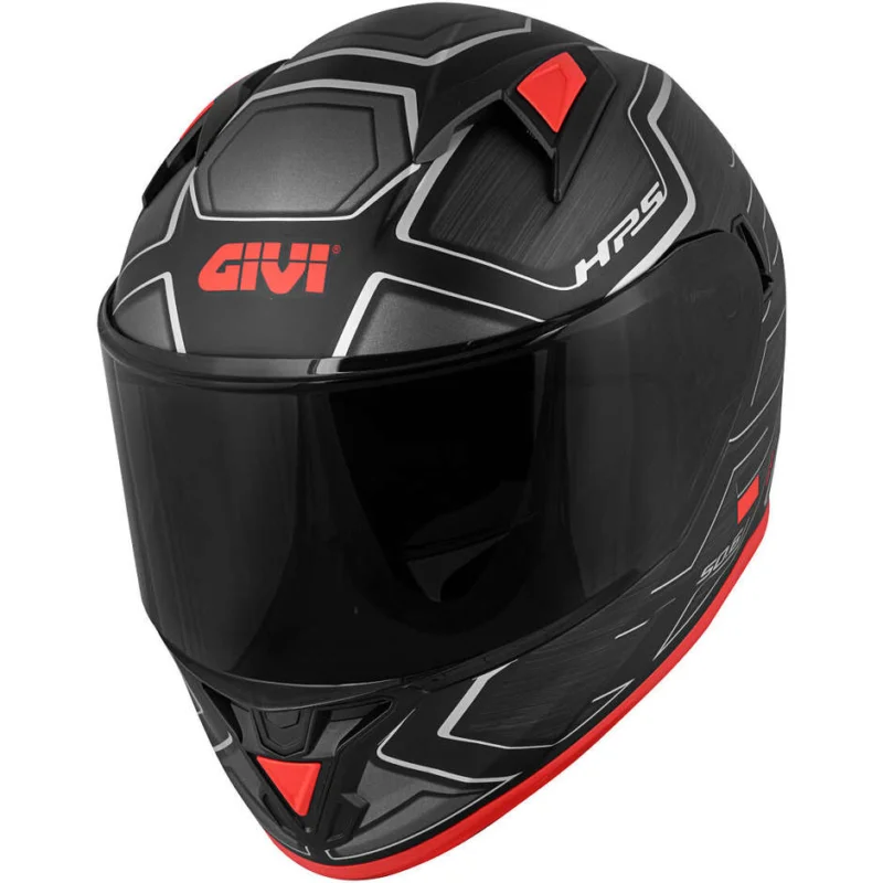 Offerta Del Giorno Casco Moto Integrale Givi 50.6 Sport Deep Nero Argento Opaco Doppia Visiera