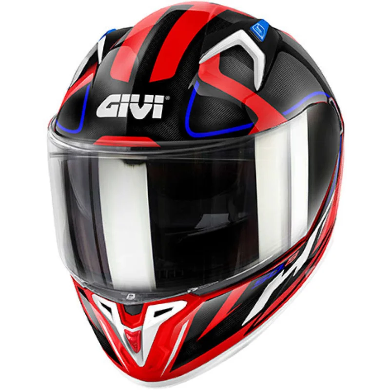 Casco Moto Integrale Givi 50.8 RACER Bianco Rosso Nero Subito Disponibile