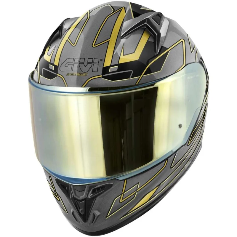 Ultimissimo Modello Casco Moto Integrale Givi 50.9 ASSAULT Titanio Bronzo Arancio