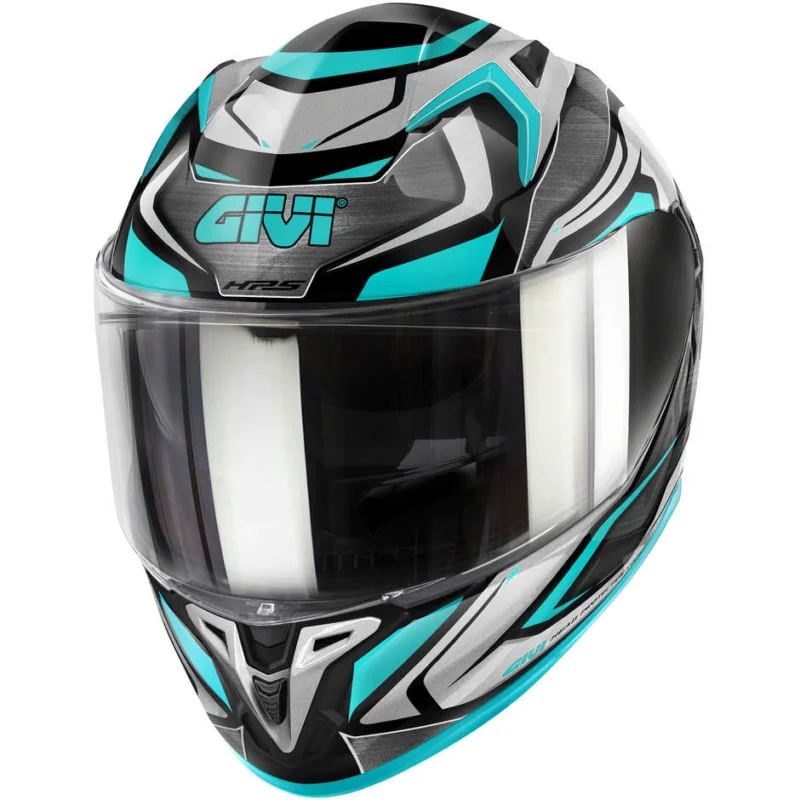 Solo Oggi Casco Moto Integrale Givi 50.9 ATOMIC Titanio Argento Blu