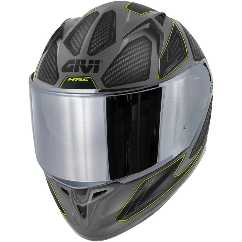 Casco Moto Integrale Givi 50.9F ENIGMA Grigio Opaco Nero Giallo A Buon Prezzo