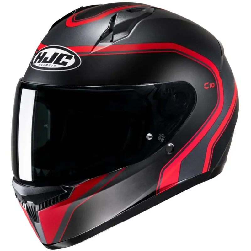 Prezzo Di Fabbrica Casco Moto Integrale Hjc C10 ELIE MC1SF Nero Opaco Rosso