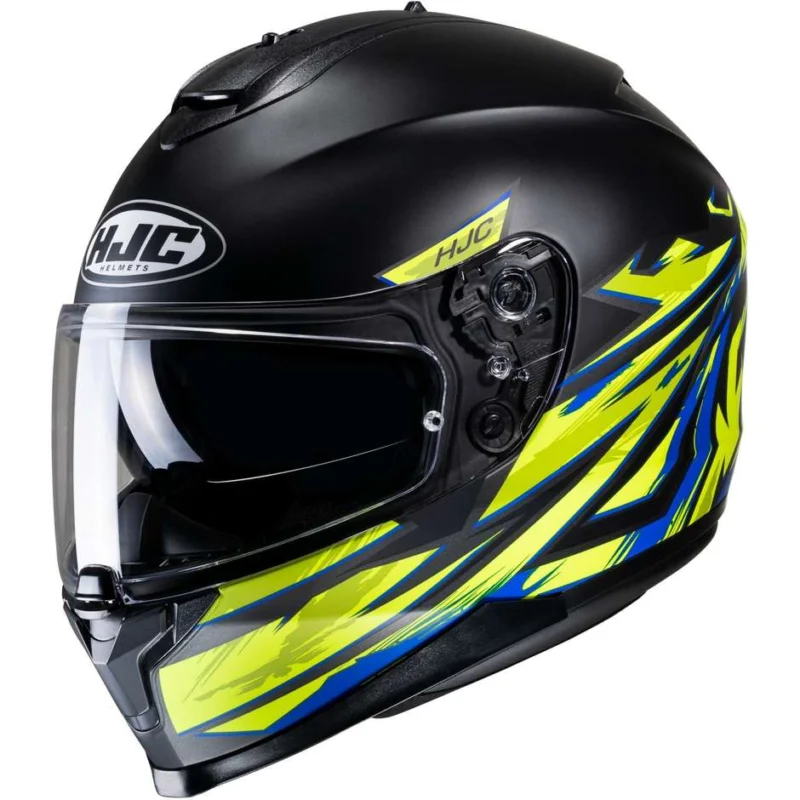 Soddisfatti O Rimborsati Casco Moto Integrale Hjc C70 PENTAS MC3HSF Nero Opaco Giallo Fluo