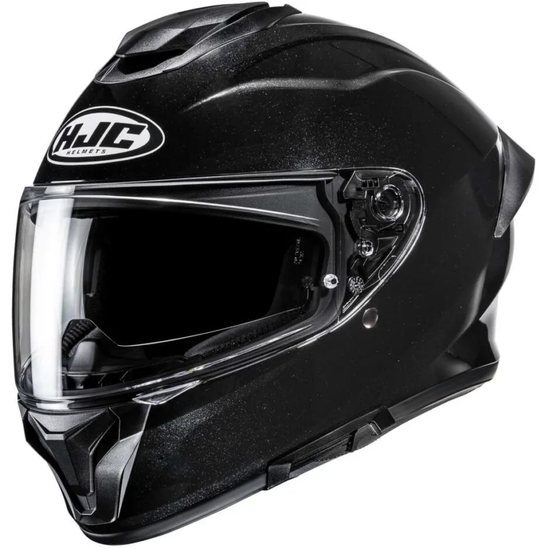 Casco Moto Integrale Hjc C71 SOLID METAL Nero Solo Oggi