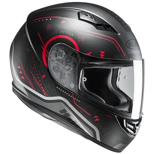 Casco Moto Integrale HJC CS-15 Safa MC1SF Nero Rosso Direttamente Dal Produttore