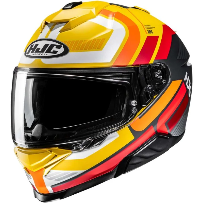 Professionale Casco Moto Integrale Hjc i71 VIZ MC3SF