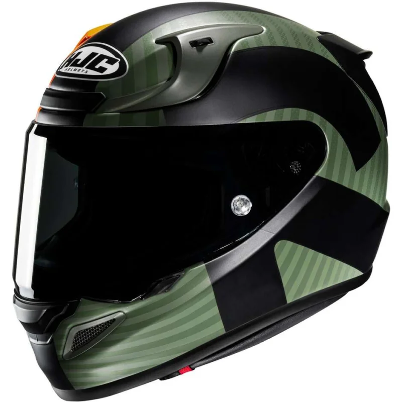 Bestseller Casco Moto Integrale Hjc RPHA 12 OTTIN MC47SF Nero Arancio Verde Opaco