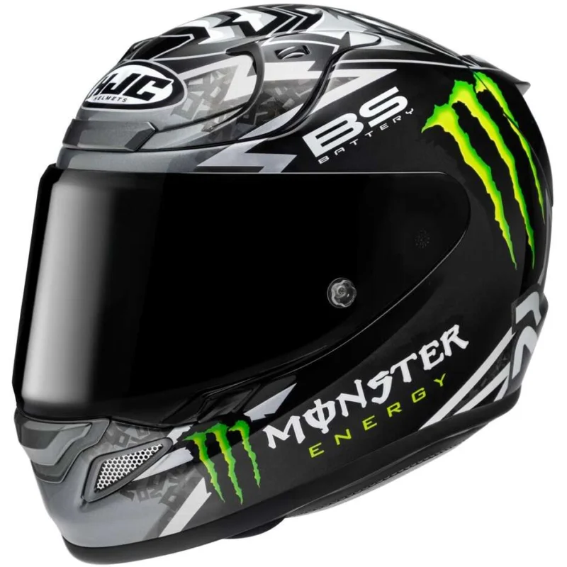 Casco Moto Integrale Hjc RPHA12 QUARTARARO REPLICA Nero MC5 A Buon Prezzo
