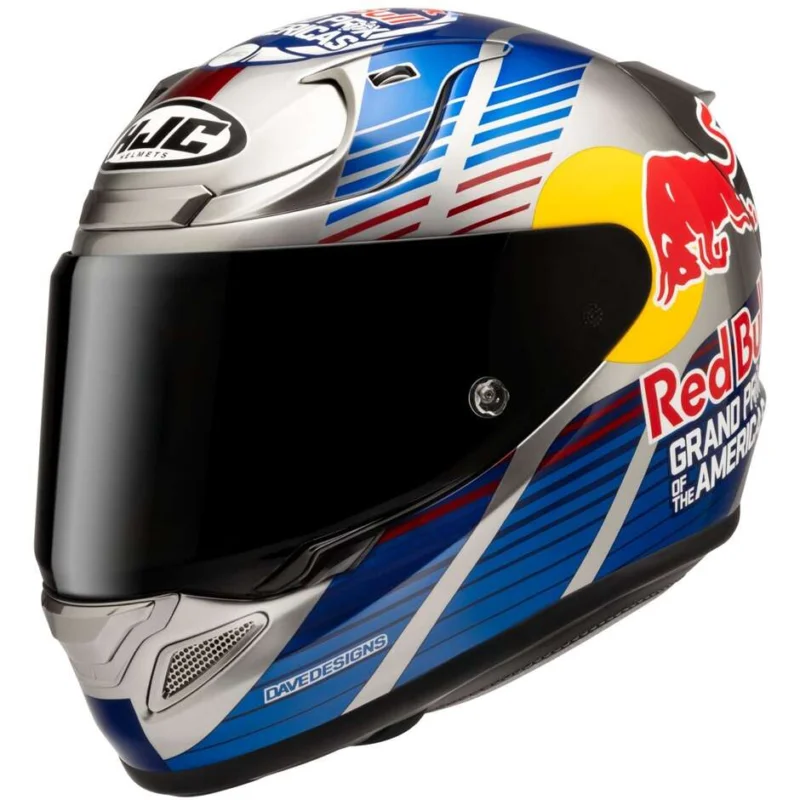 Promozione Casco Moto Integrale Hjc RPHA 12 RED BULL AUSTIN GP 2 MC21