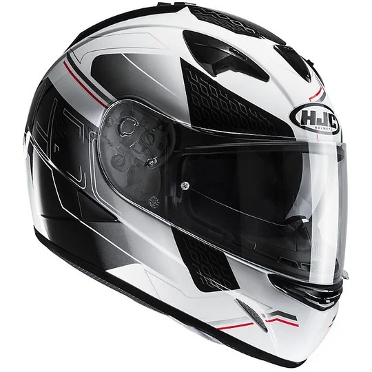 A Buon Prezzo Casco Moto Integrale HJC TR-1 Cetus MC10 Nero Bianco