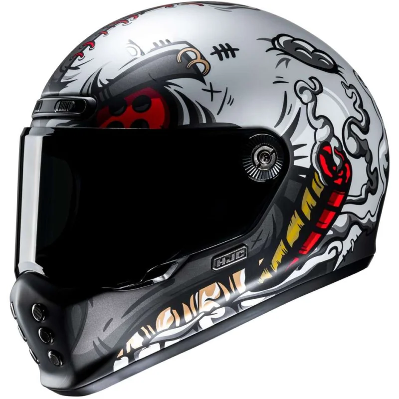 Scelto Dai Clienti Casco Moto Integrale Hjc V10 VATT MC1SF Grigio Opaco