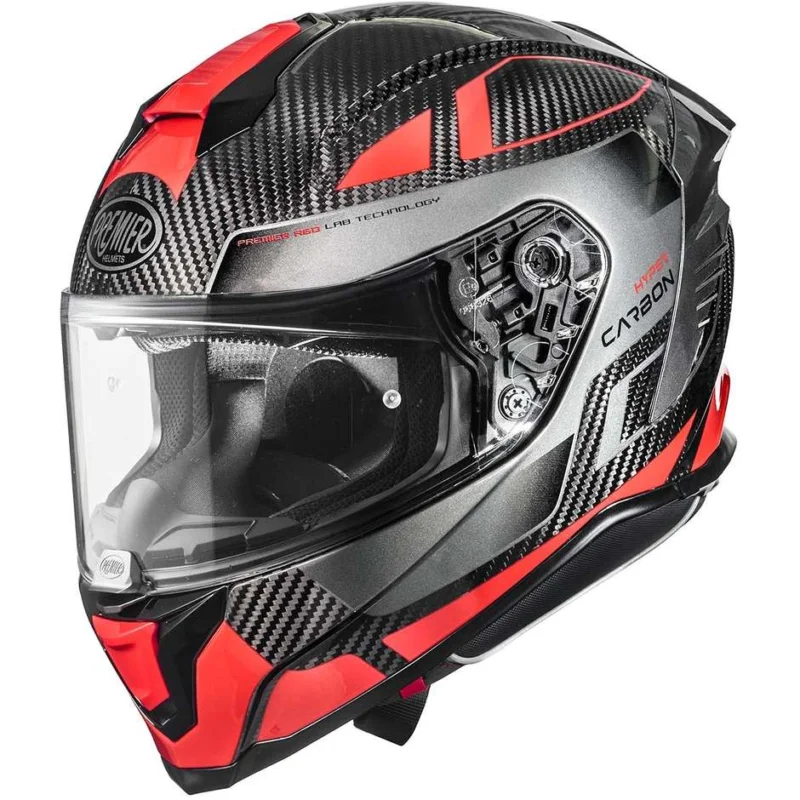 Subito Disponibile Casco Moto Integrale in Carbonio Premier HYPER CARBON TK2 Nero Rosso