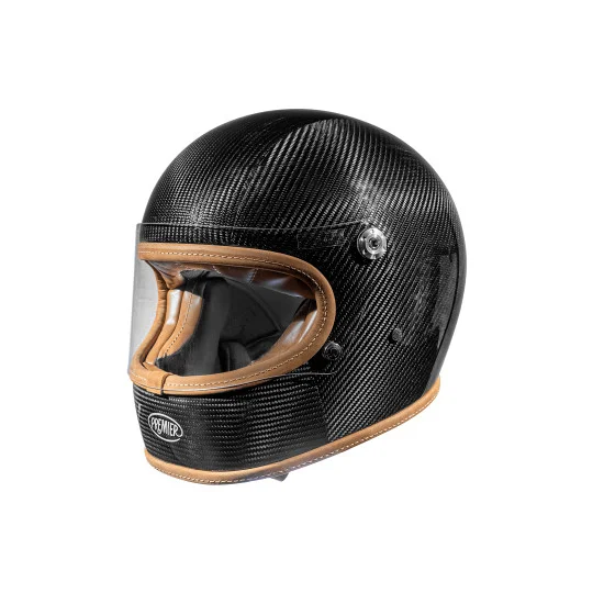 Vendita Finale Casco Moto Integrale in Carbonio Premier TROPHY PLATINUM ED. CARBON