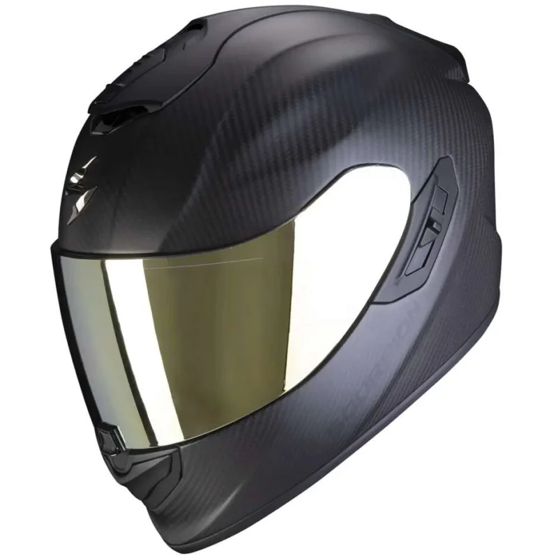 Nuovo Arrivo Casco Moto Integrale In Carbonio Scorpion EXO-1400 EVO 2 CARBON AIRSolid Nero Opaco