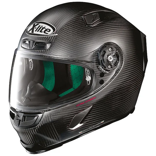 Ultimissimo Modello Casco Moto Integrale in Carbonio X-Lite X-803 Ultra Carbon Puro 002 Opaco