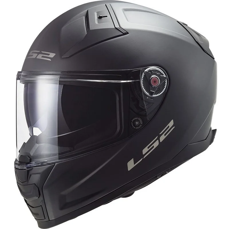 Casco Moto Integrale In HPFC Ls2 FF811 VECTOR II Solid Nero Opaco Prezzo Di Fabbrica