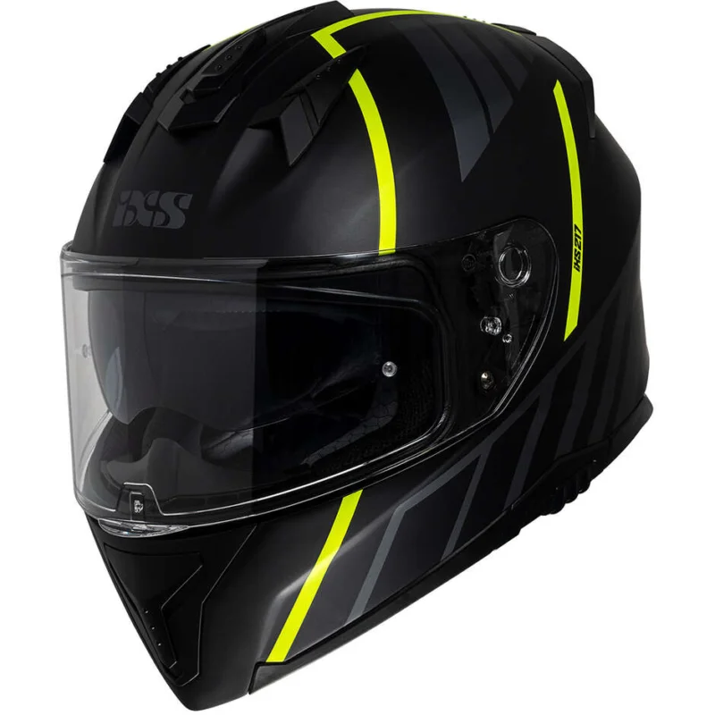 Offerta Del Giorno Casco Moto Integrale iXS 217 2.0 Nero Opaco Giallo