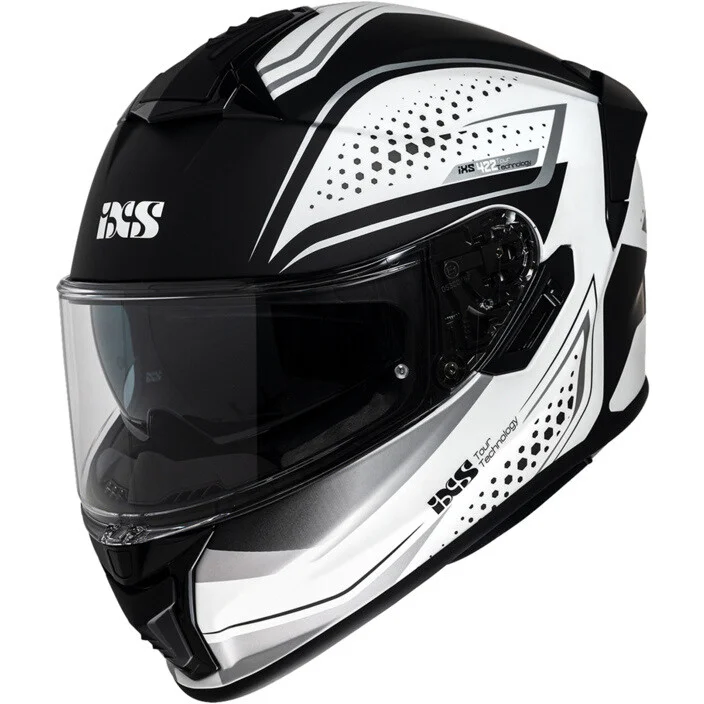 Sconto Casco Moto Integrale iXS 422 FG 2.2 Nero Opaco Grigio
