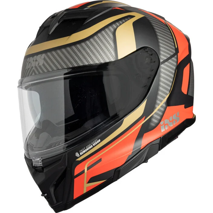Casco Moto Integrale Ixs 912 SV 2.0 BLADE Nero Rosso Opaco Economico