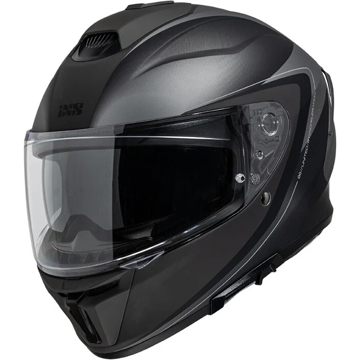 Casco Moto Integrale iXS RAPID 1.0 Graphic Opaco Antracite Direttamente Dal Produttore