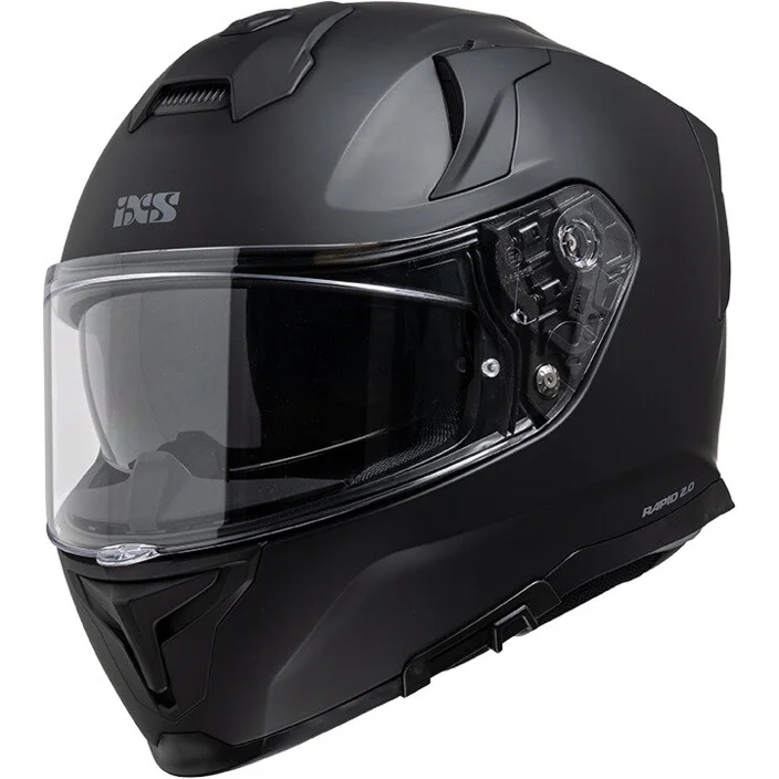 Casco Moto Integrale iXS RAPID 2.0 Chalky Opaco Nero Scelto Dai Clienti