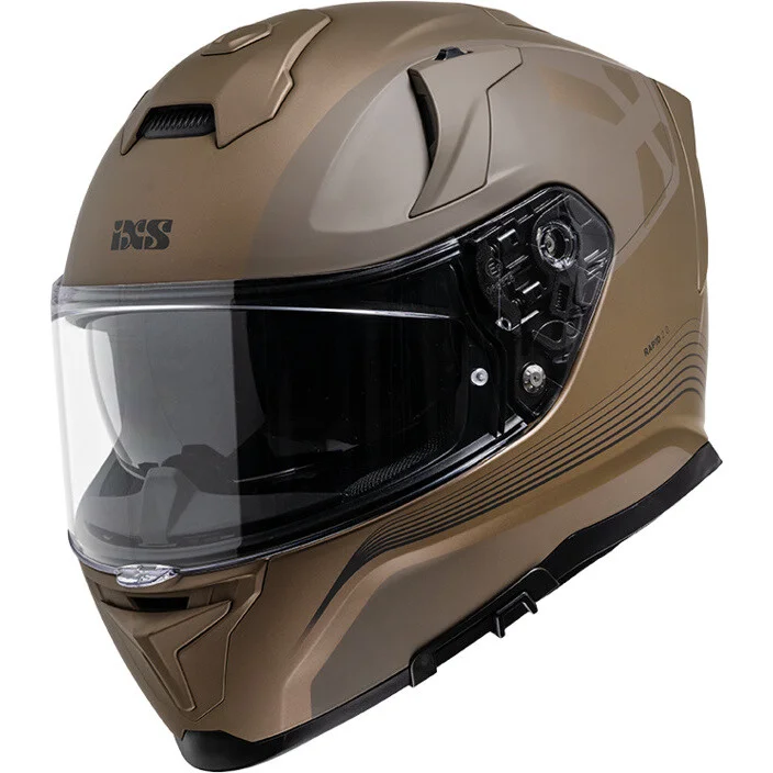 Casco Moto Integrale iXS RAPID 2.0 Graphic Opaco Marrone-Grigio Acquista Ora
